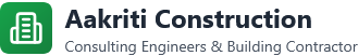 Aakriti Construction Logo